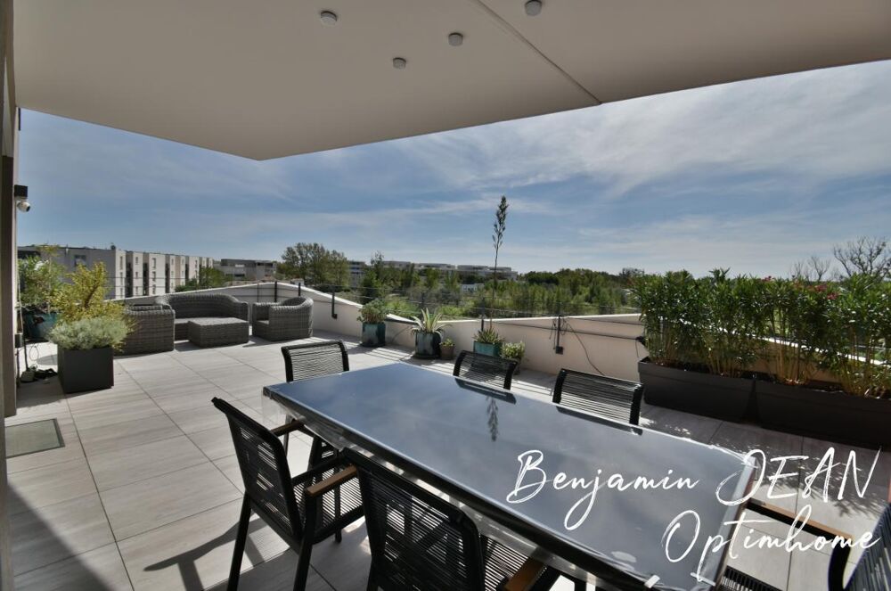 Appartement 66m² avec terrasse de 56 m²  Sérignan, à 500 m de Valras-Plage