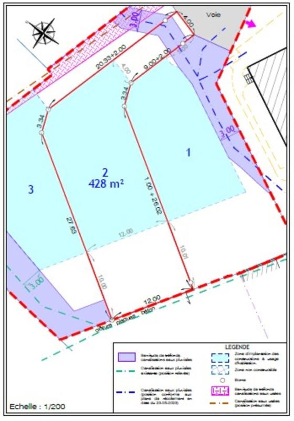 Vente Terrain Terrain viabilisé de 428m2 à VANNES Vannes