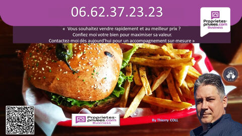   69003 LYON -  Restauration rapide snack, grande terrasse 