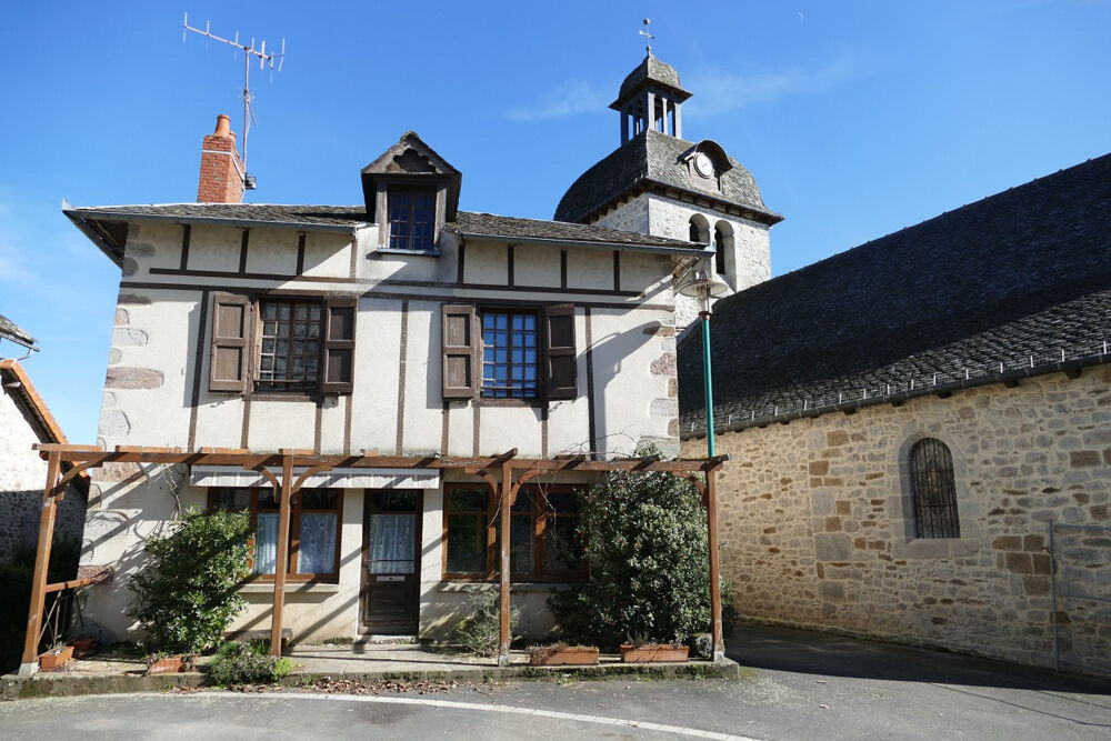 Grande maison rénovée avec atelier ou local commercial, terrasse panoramique et jardin (Mourjou - Puycapel, 15)