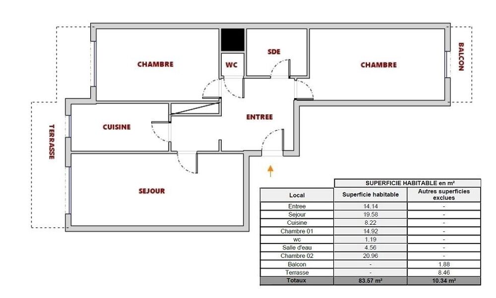 Location Appartement Appartement de 84m2 à louer sur Nice Nice