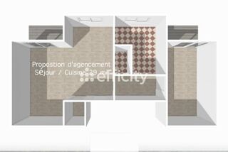  Appartement � vendre 2 pi�ces 53 m�