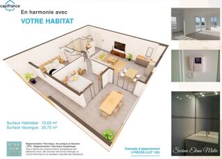  Appartement à vendre 1 pièce 35 m²