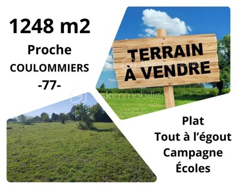 TERRAIN CONSTRUCTIBLE 1248 m2 Boissy le Chatel 77 66000 77120 Coulommiers