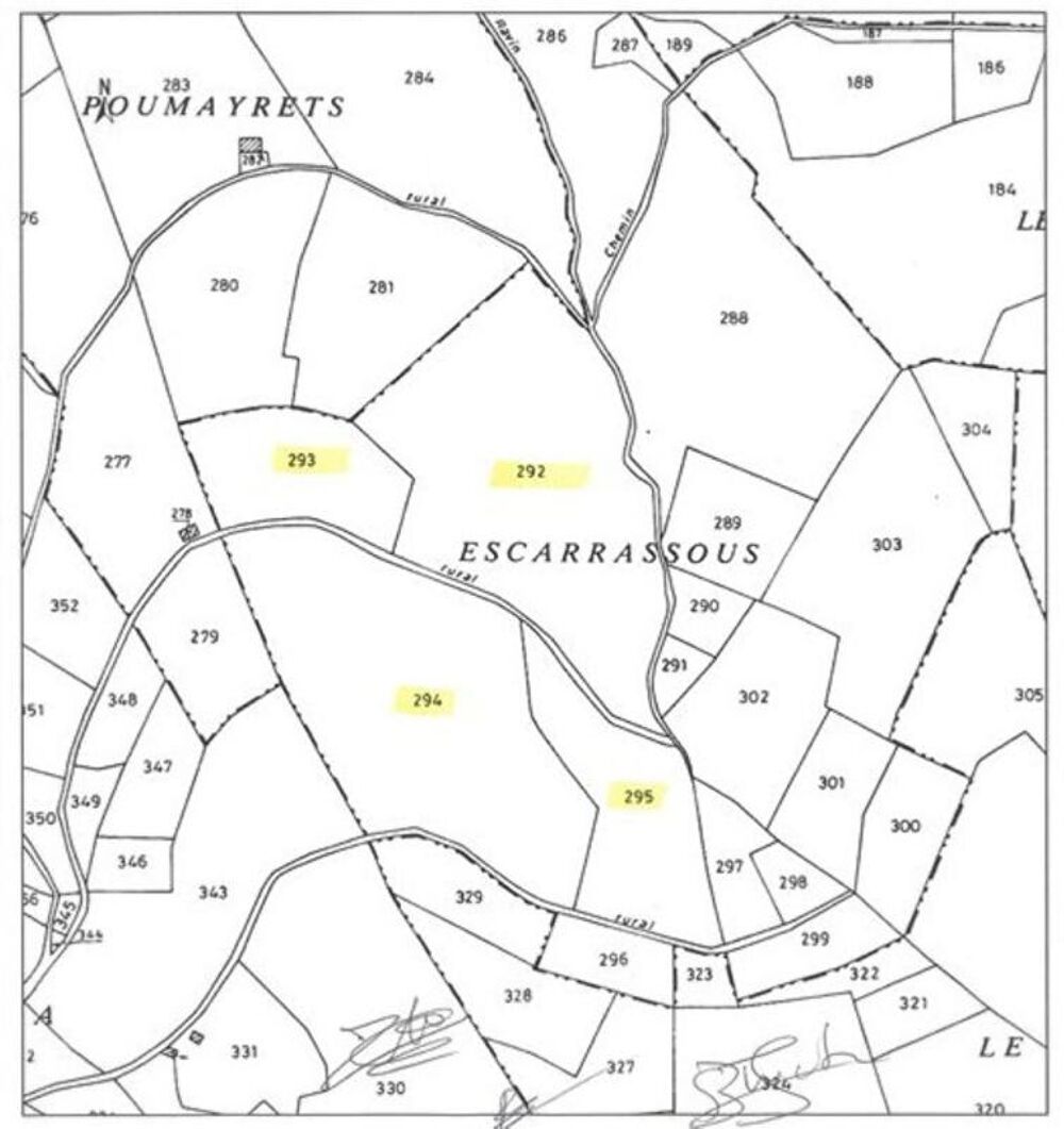 Vente Terrain Domaine forestier de 4,3 hectares - Bois de châtaigniers et chênes à Saint-Victor-et-Melvieu Saint victor et melvieu
