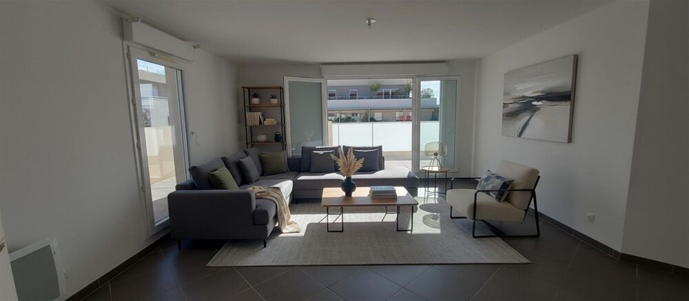Vente Appartement 30.GARD.NIMES. Appartement de standing de 69 m² avec terrasse de 46 m² et double garage dans résidence hautement sécurisée Nimes