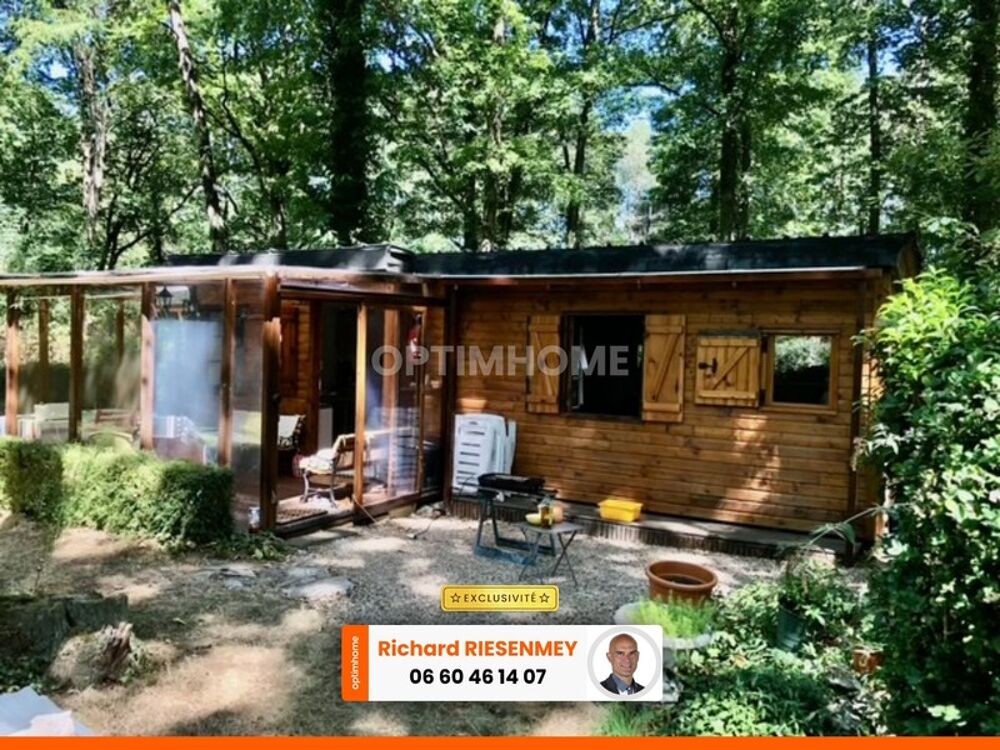 Chalet à vendre 3 pièces 30m² plus veranda 10.50m² à SAINT CHERON (91) camping