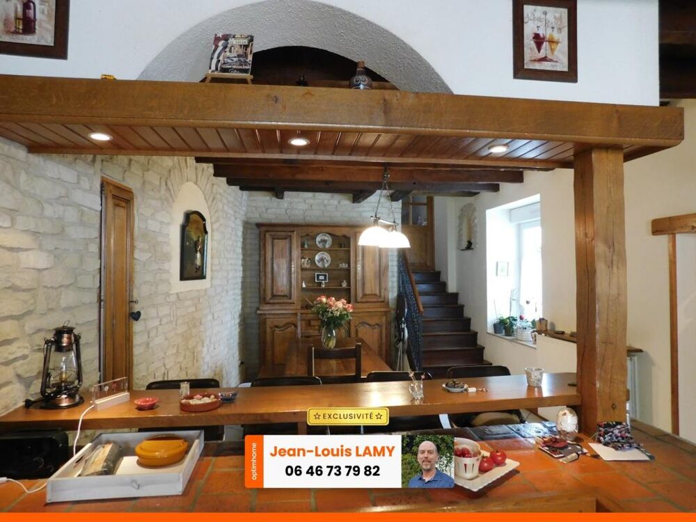 IS-sur-TILLE - MAISON ATYPIQUE - 6 PIÈCES - 3 CHAMBRES - 110 m² HABITABLES