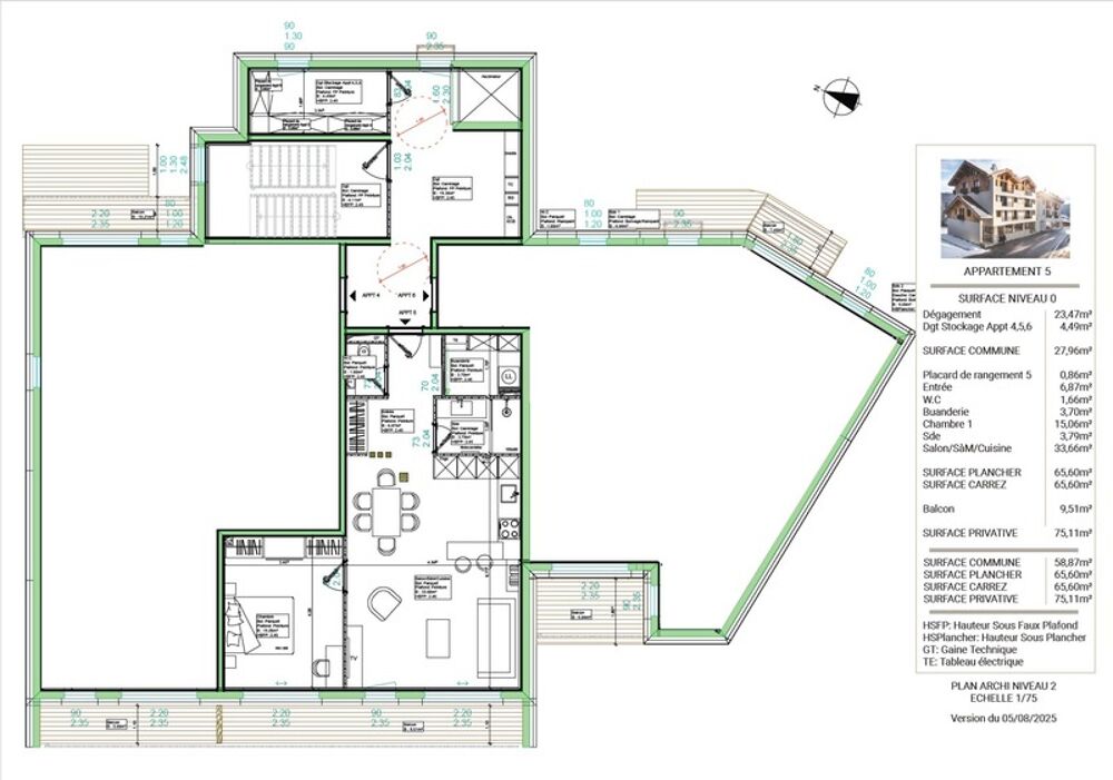 ''LES BUREAUX ET LOGEMENTS DE FERDINAND'' BRIANCON CENTRE VILLE APPARTEMENT T2