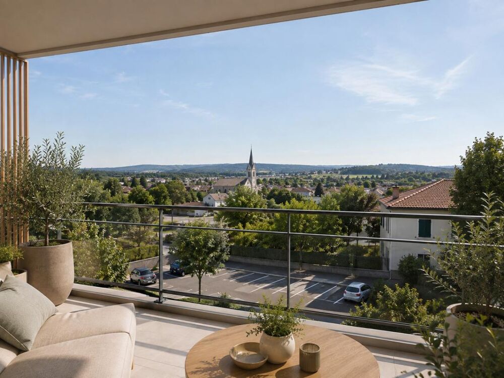 T2 JASSANS-RIOTTIER 46m² - TERRASSE - GRAND SÉJOUR OUVERT