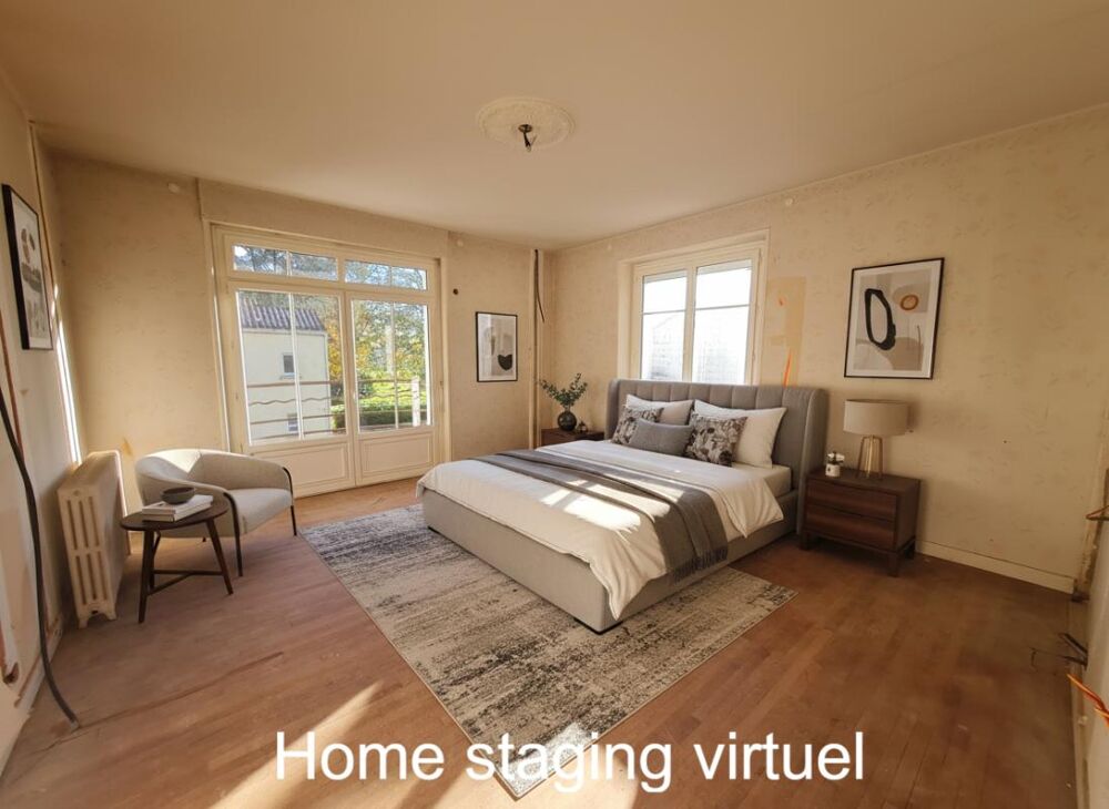 Maison de 212 m2 A VENDRE Les Herbiers Centre Ville - 4 Chambres et un bureau sur un terrain de 1150 m2