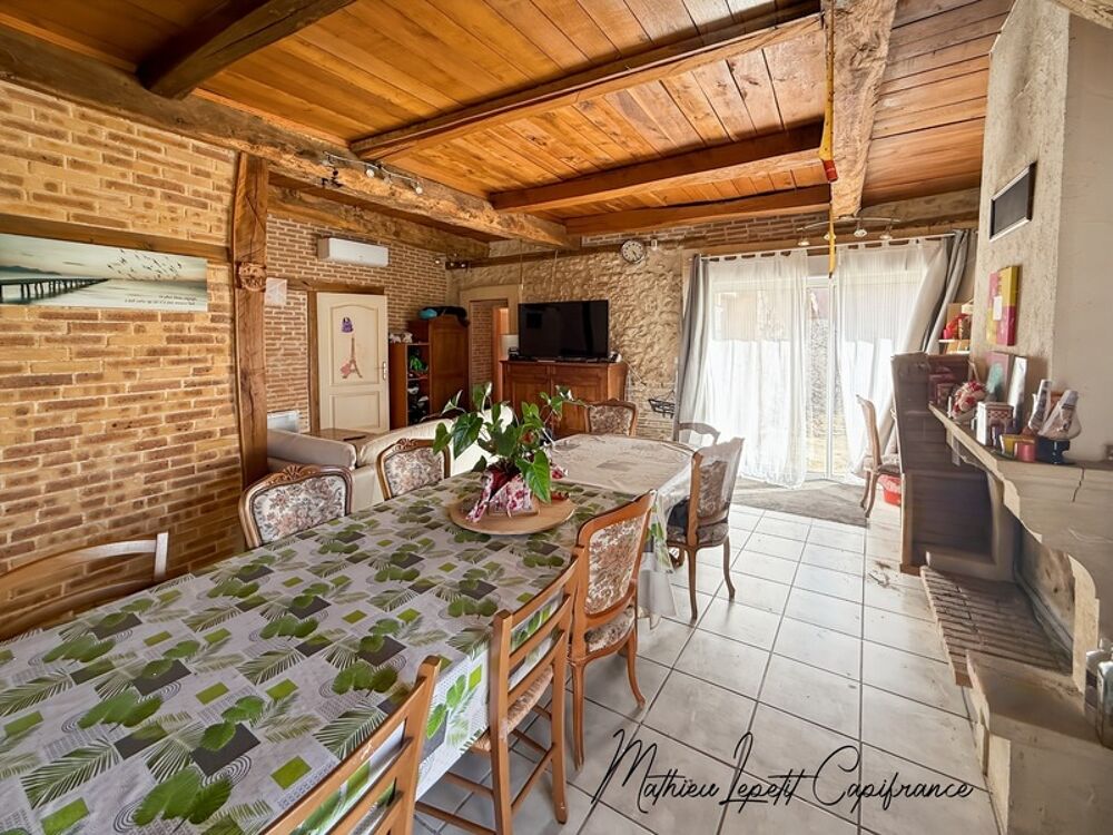 Dpt Dordogne (24), à vendre maison P5 - Terrain de 4321 M² campagne dAntonne-et-Trigonant  120 m²