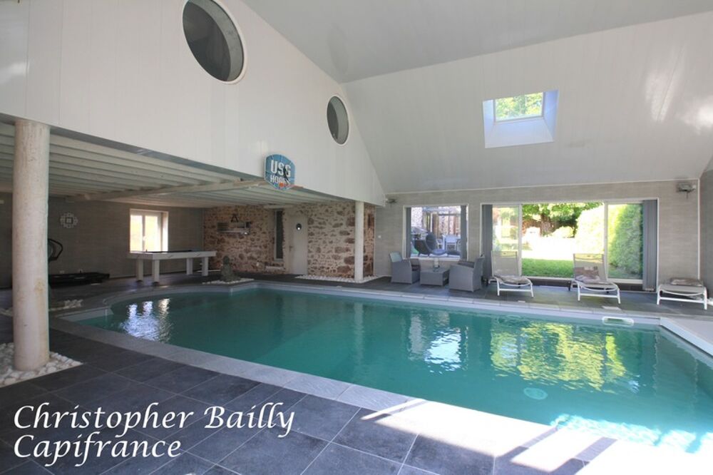Vente Maison COUP DE COEUR : longère rénovée, avec piscine intérieure Saint agnan
