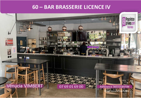 SECTEUR CHAMBLY -  Bar Brasserie Licence IV, Terrasse et Logement 126000 60230 Chambly