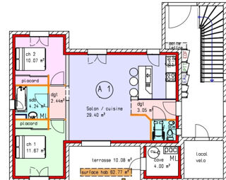  Appartement à vendre 3 pièces 63 m²