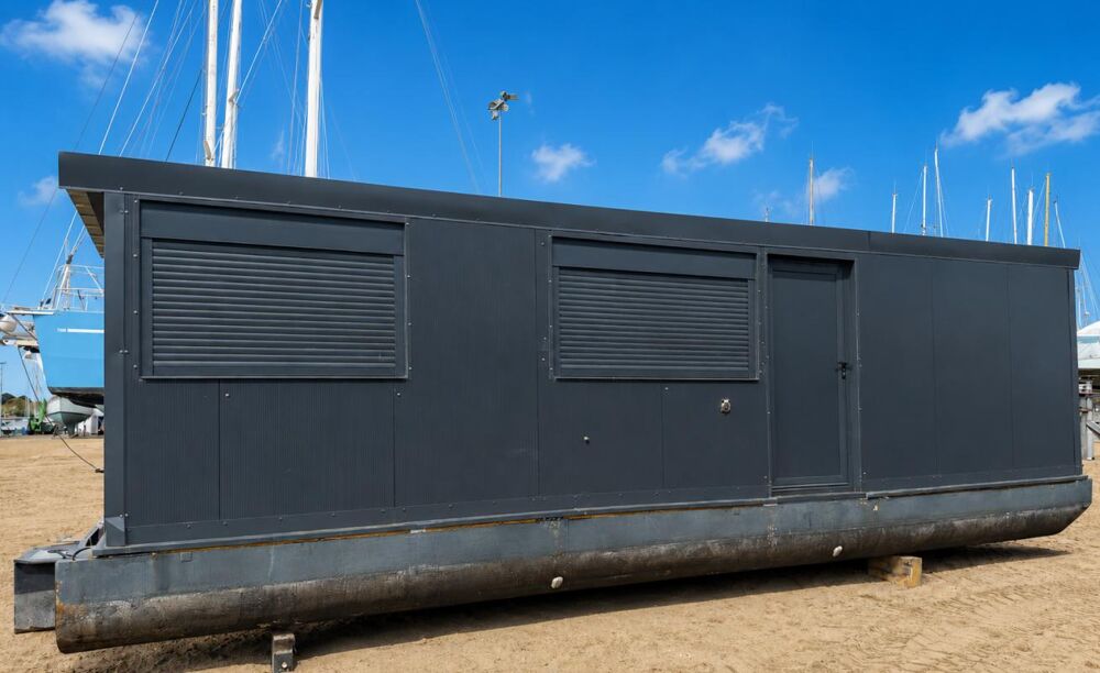 56190 Arzal - Etablissement flottant 12 personnes / passagers Coque Cata homologué maritime e- conforme double vitrage