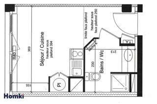  Appartement à vendre 1 pièce 20 m²