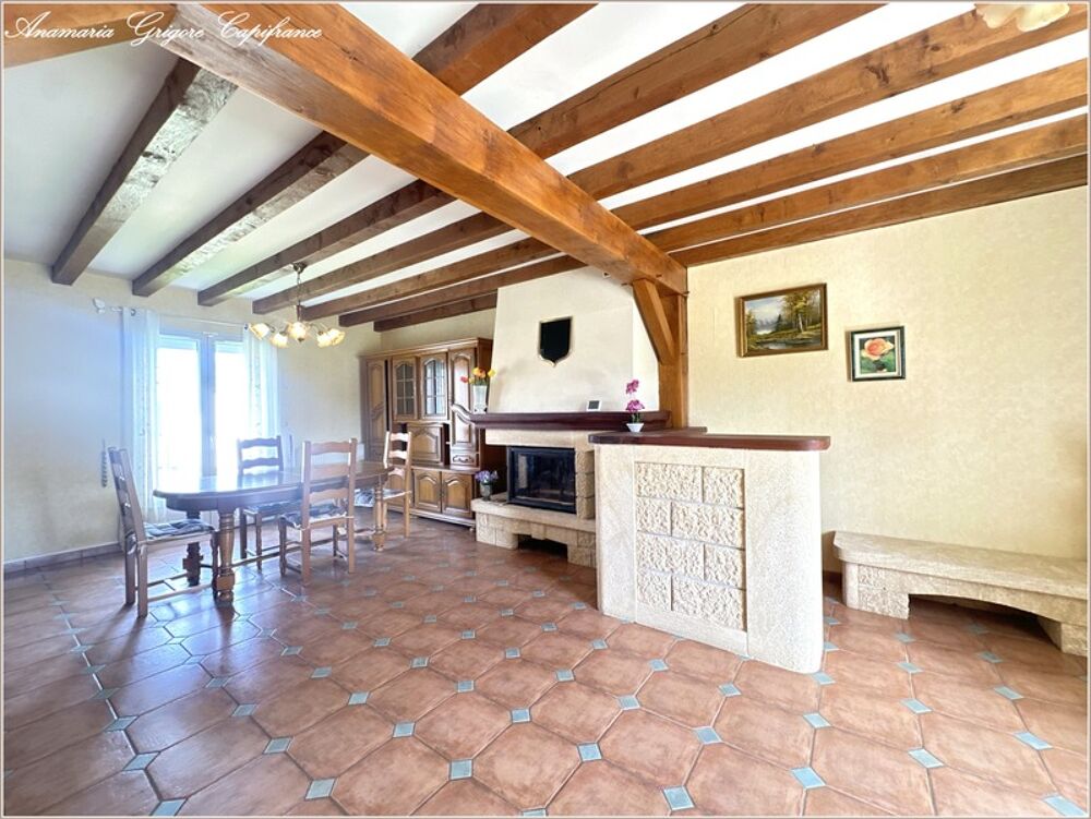 CHUISNES ( 28190) - Maison familiale 102m², 3 chambres (possibilité d'une quatrième) terrain 1141 m², sous-sol total