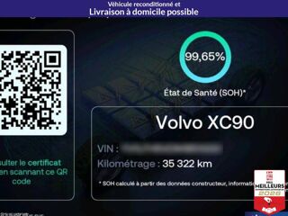 XC90 Recharge T8 AWD 310+145 ch Geartronic 8 7pl I 2022 occasion 10150 Lavau
