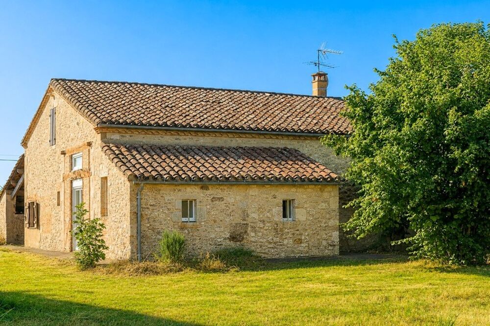 Ancienne fermette rénovée en pierre - à vendre - 4 Chambres - PAULHIAC (47) proche de Monflanquin