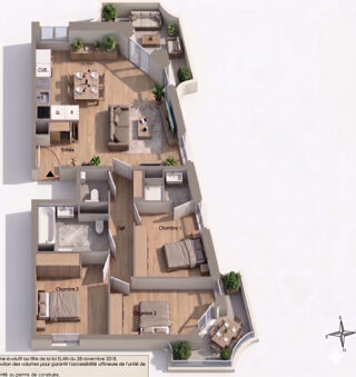  Appartement � vendre 4 pi�ces 78 m�