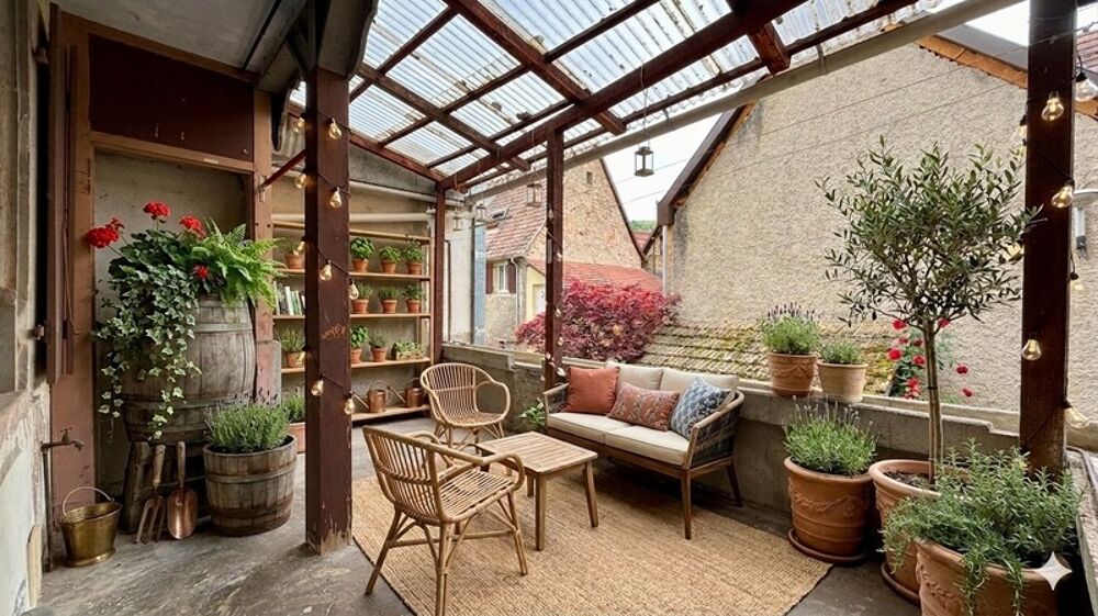 Vente Maison Grande maison de village avec terrasse intimiste, combles aménageables et grange à rénover Westhalten