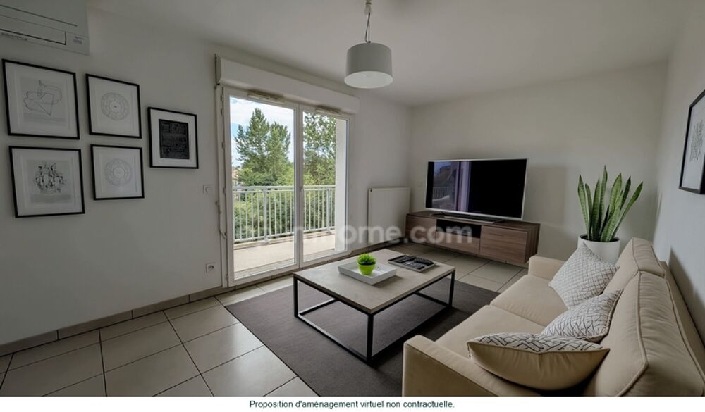 Appartement T3 lumineux avec balcon vue dégagée et 2 places de parking dans résidence sécurisée