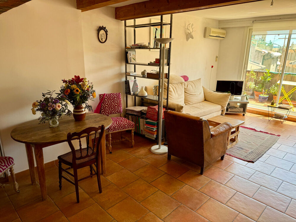T2 Duplex dernier étage 57m² + terrasses  Vues toits & Thermes  Aix Centre