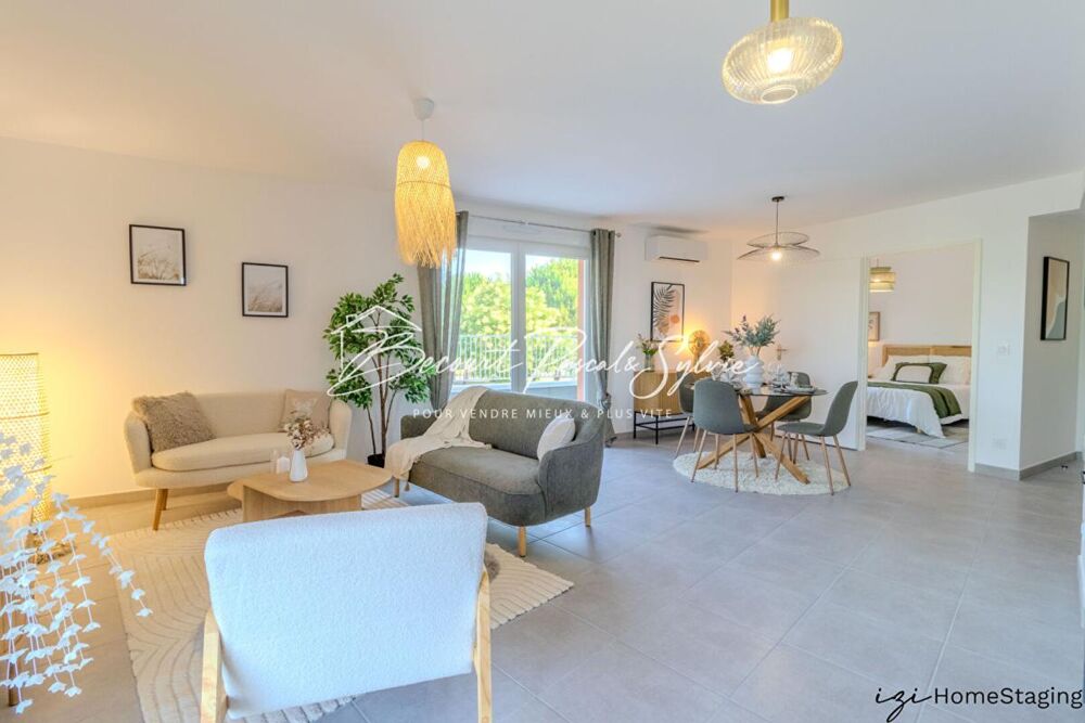 APPARTEMENT T3- 74,71 m² Idéalement situé: 242000 avec 2 terrasses et jardin , double parkings. Très Grand confort MONTEUX (84