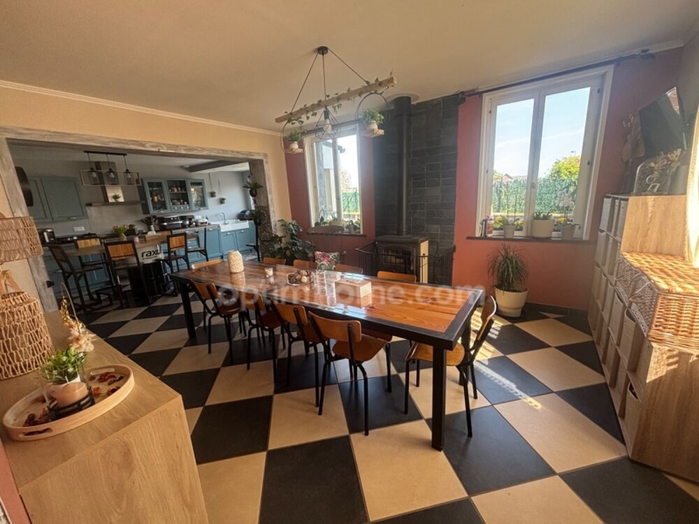 Vaux-Andigny 02110 - Charmante maison individuelle avec garage & jardin clos sur 1470m²