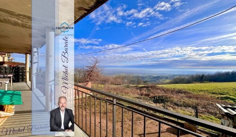 Appartement 108m2, 6 pièces à POLLIONNAY (69) - 4 chambres, 1 bureau et grand terrain
