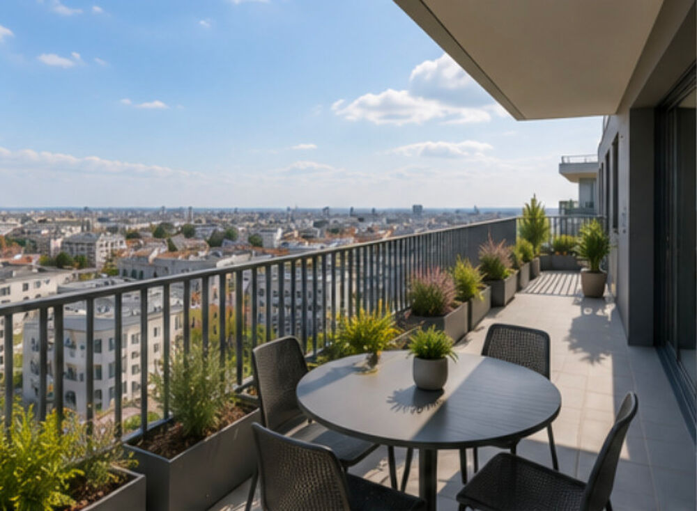 Vente Appartement Superbe T5 au 7? étage avec balcon et parking – À deux pas de la place du Marché de Cachan Cachan