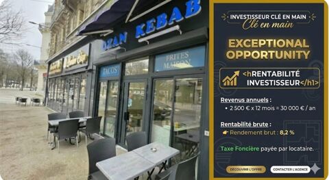 MURS COMMERCIAUX � EMPLACEMENT N&deg;1 � AVENUE FOCH � HYPER CENTRE - Rendement brut : 8,2 % 365000 21000 Dijon