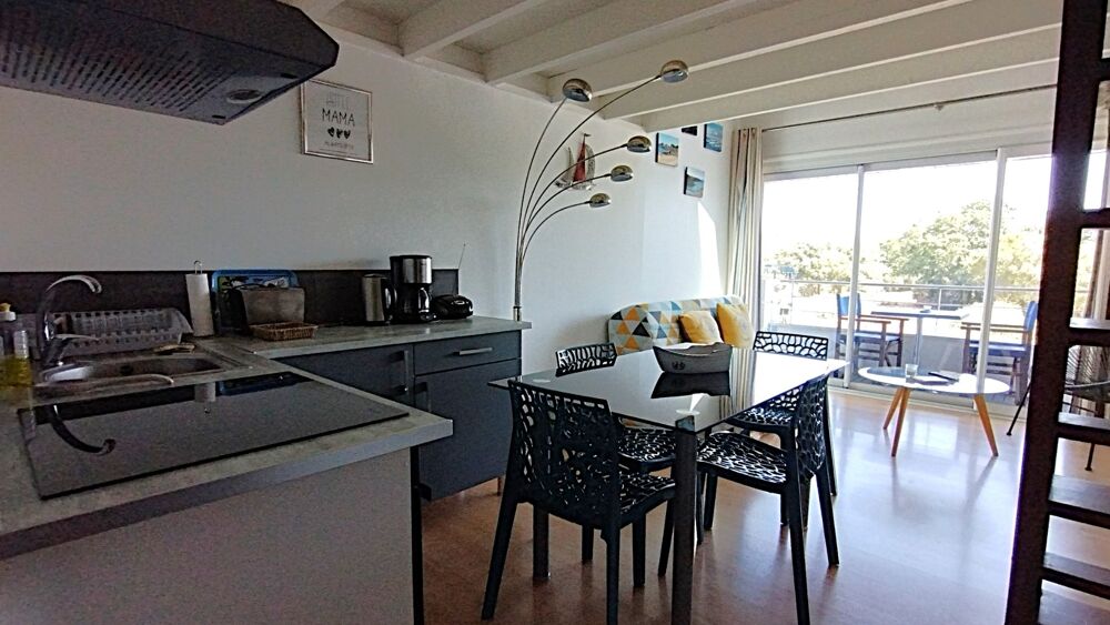 Appartement à vendre 2 pièces COMBRIT (29) Duplex, la plage à pied, piscine, tennis, jardins