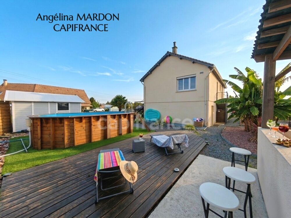 Maison Traditionnelle T5 de 124 m²  Terrain Paysager de 1215 m² + Piscine à Saint-Nicolas-de-la-Taille (76 170)