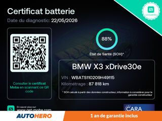 X3 xDrive30e M Sport BVA8 292 ch 2021 occasion 92130 Issy-les-Moulineaux