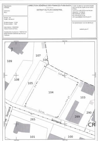  Terrain  vendre 1932 m