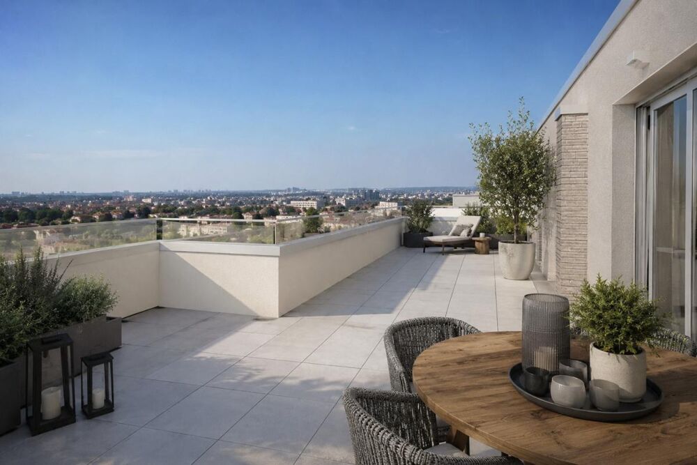 Vente Autre Quartier Lallier – 2 pièces au 10? étage avec Grande TERRASSE L hay les roses