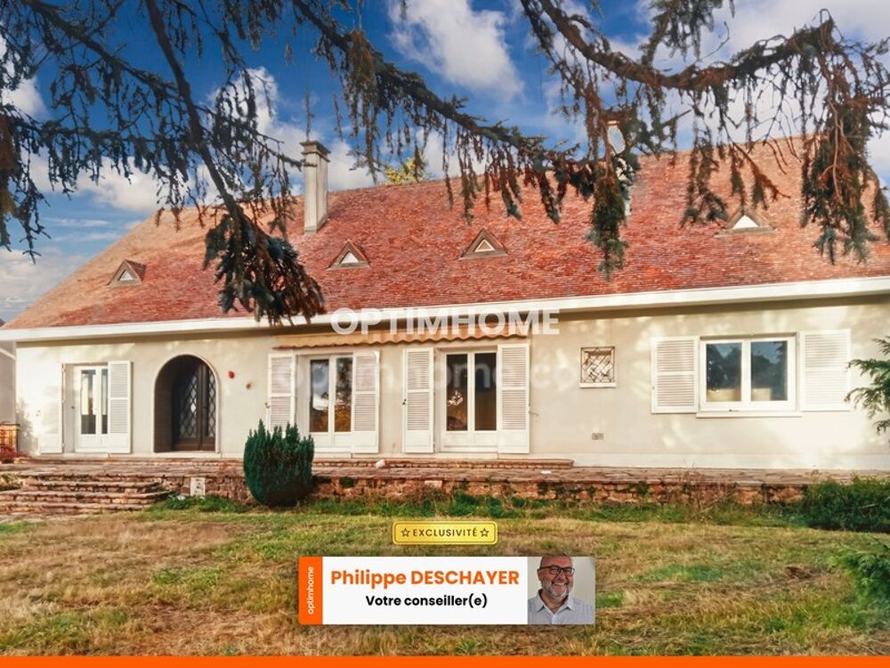 Maison Familiale Plain Pieds élevée sur sous-sol de 230 m² - 10 pièces -5 Chambres - Terrain 4000 m² environ 87190 MAGNAC LAVAL