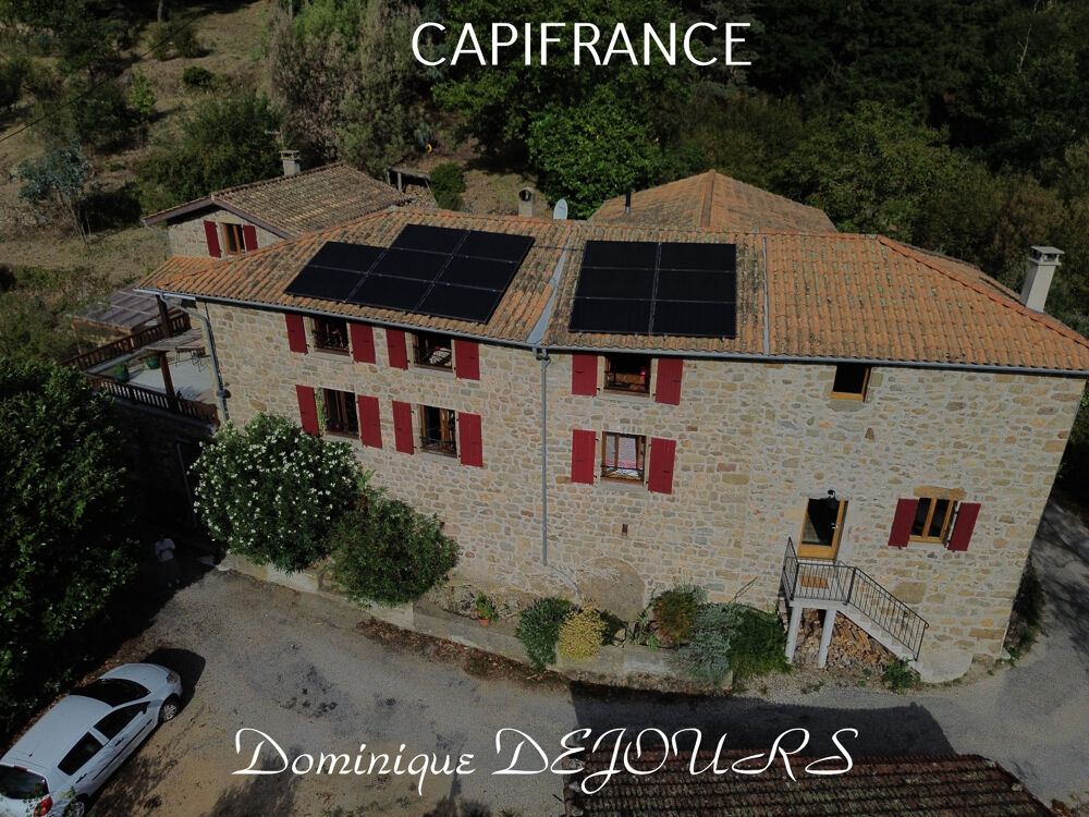 Vente Maison PROPRIÉTÉ DE CARACTÈRE – 1 MAISON PRINCIPALE, 2 GÎTES ET 9,5 HA - VALLÉE DE L'EYRIEUX Gluiras