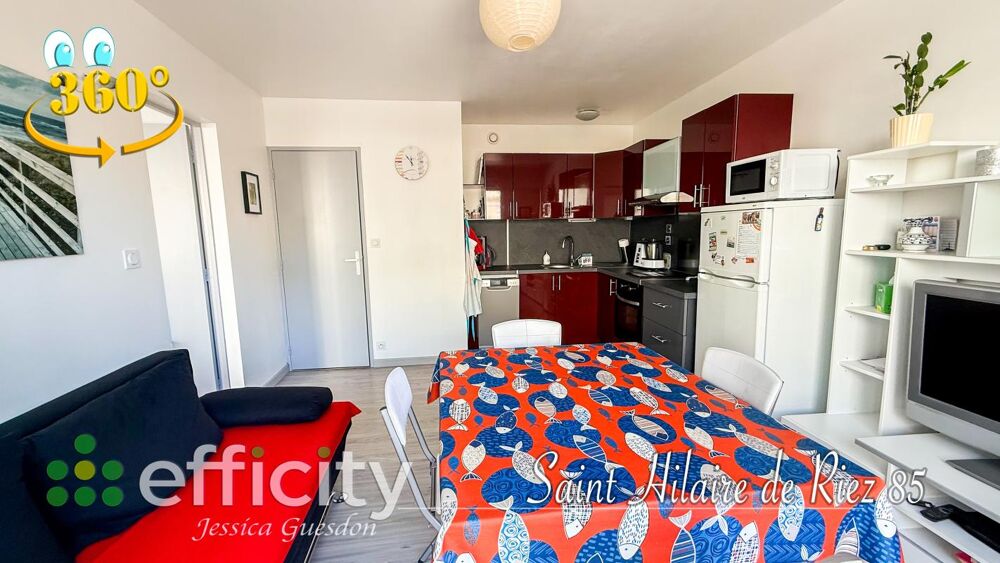 Appartement 2 pièces 39 m² · à Saint Hilaire de Riez · 39 m² · 132 500 €