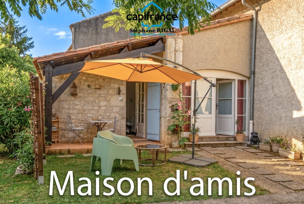 Maison à vendre 7 pièces PUY L'EVEQUE (46) Maison + maison d'amis + grange sur terrain de 953m2