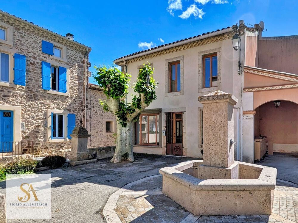 Maison de caractère rénovée avec garage au coeur de Boutenac