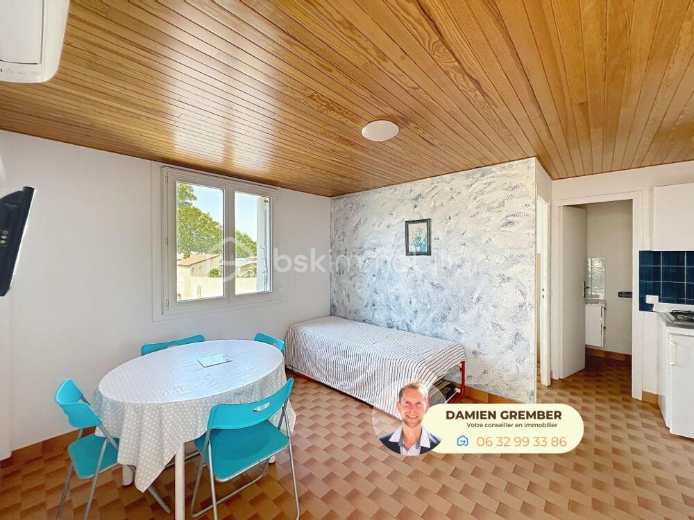 T2 lumineux avec grande terrasse à proximité des plages