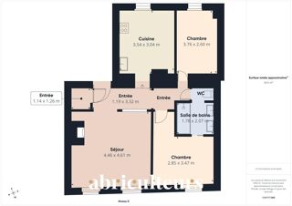  Appartement à louer 3 pièces 65 m²