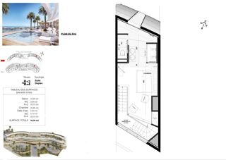  Appartement � vendre 2 pi�ces 56 m�