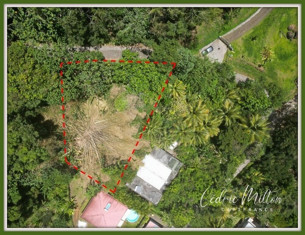 Vente Terrain Terrain de 1 000 m² vue mer – Anses-d'Arlet, quartier Cocoyers Les anses d arlets