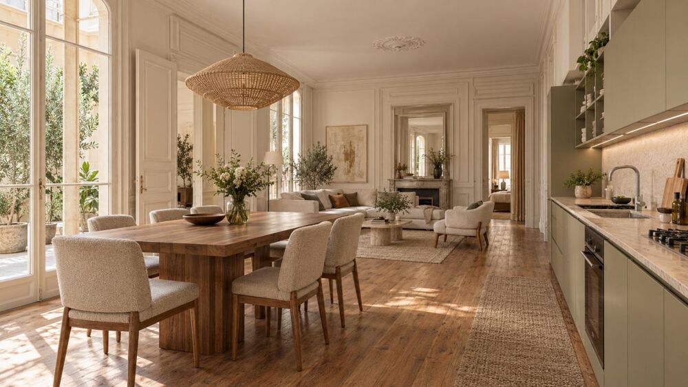 Vente Appartement BORDEAUX CHARTRONS - T4 D'EXCEPTION DE  151 m² AVEC JARDIN INTERIEUR Bordeaux