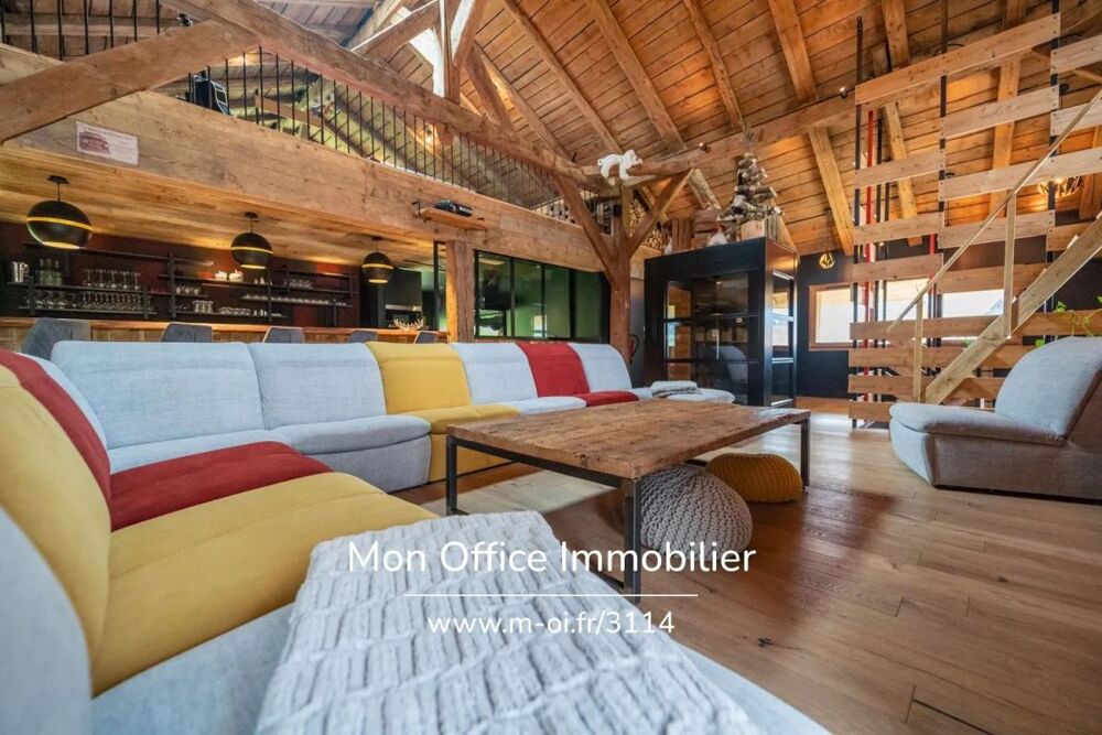 Vente Maison Référence : 6253-TCA. - Chalet de haut standing 5 suites - Sauna et Spa - Au calme absolu Le petit bornand les glieres