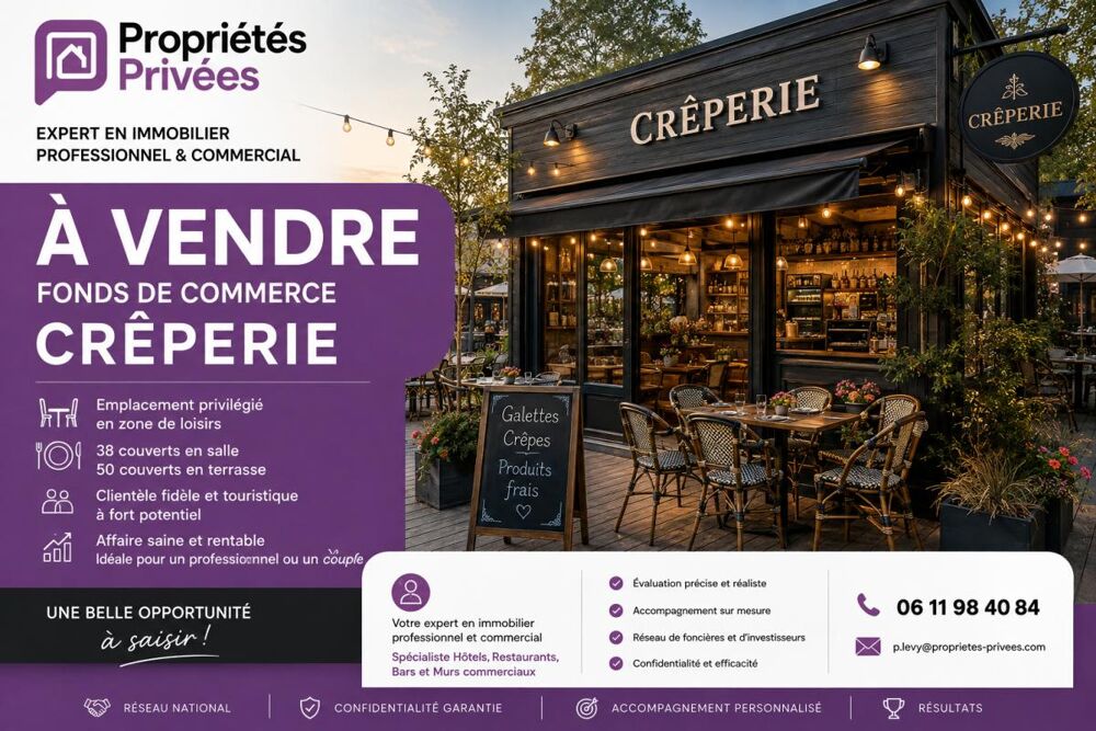   AMNÉVILLE-LES-THERMES - CRÊPERIE HISTORIQUE avec POSSIBILITÉ D'ACHAT DES MURS 